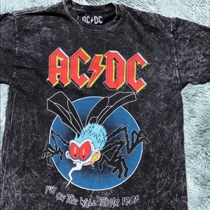 AC DC graphic band tee size Small